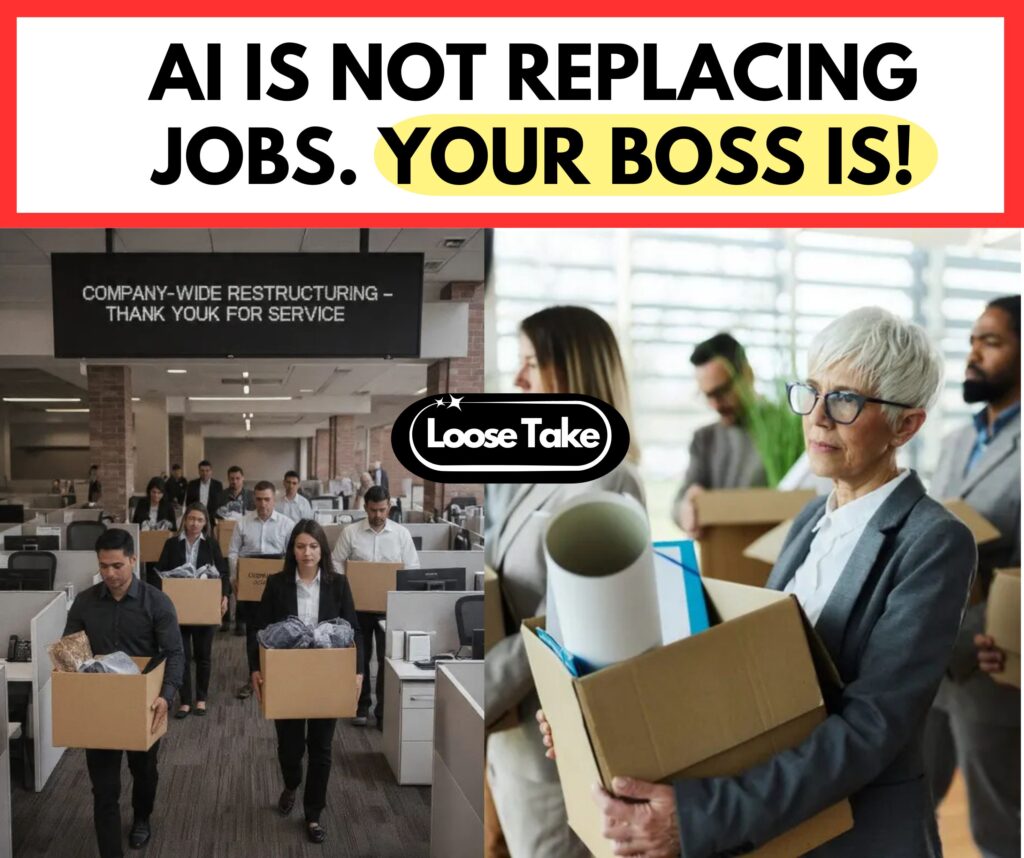 AI Is Not Replacing Jobs. Your Boss Is!